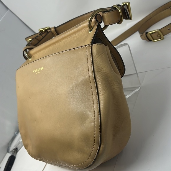 Coach Willis Tan Leather Cross Body Bag K1220-22382 - Picture 7 of 13